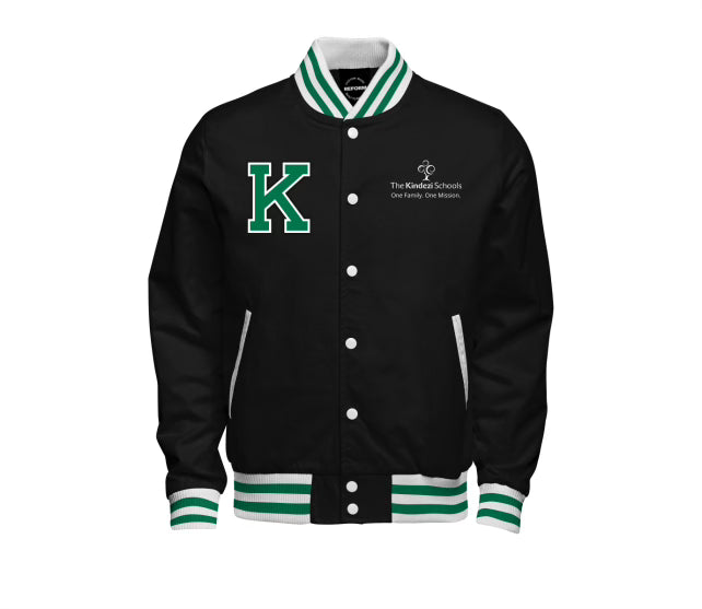 The Kindezi Schools Letterman Jacket GOLD RANK ATHLETICS