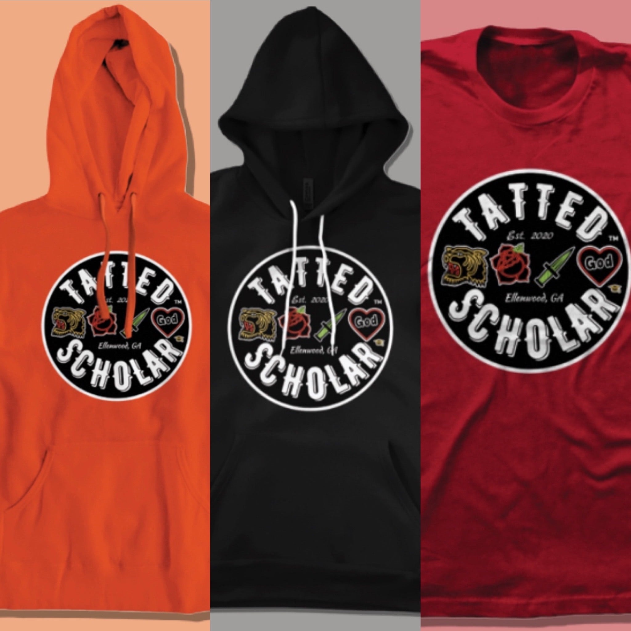 SIMBA -TATTED SCHOLAR HOODIE