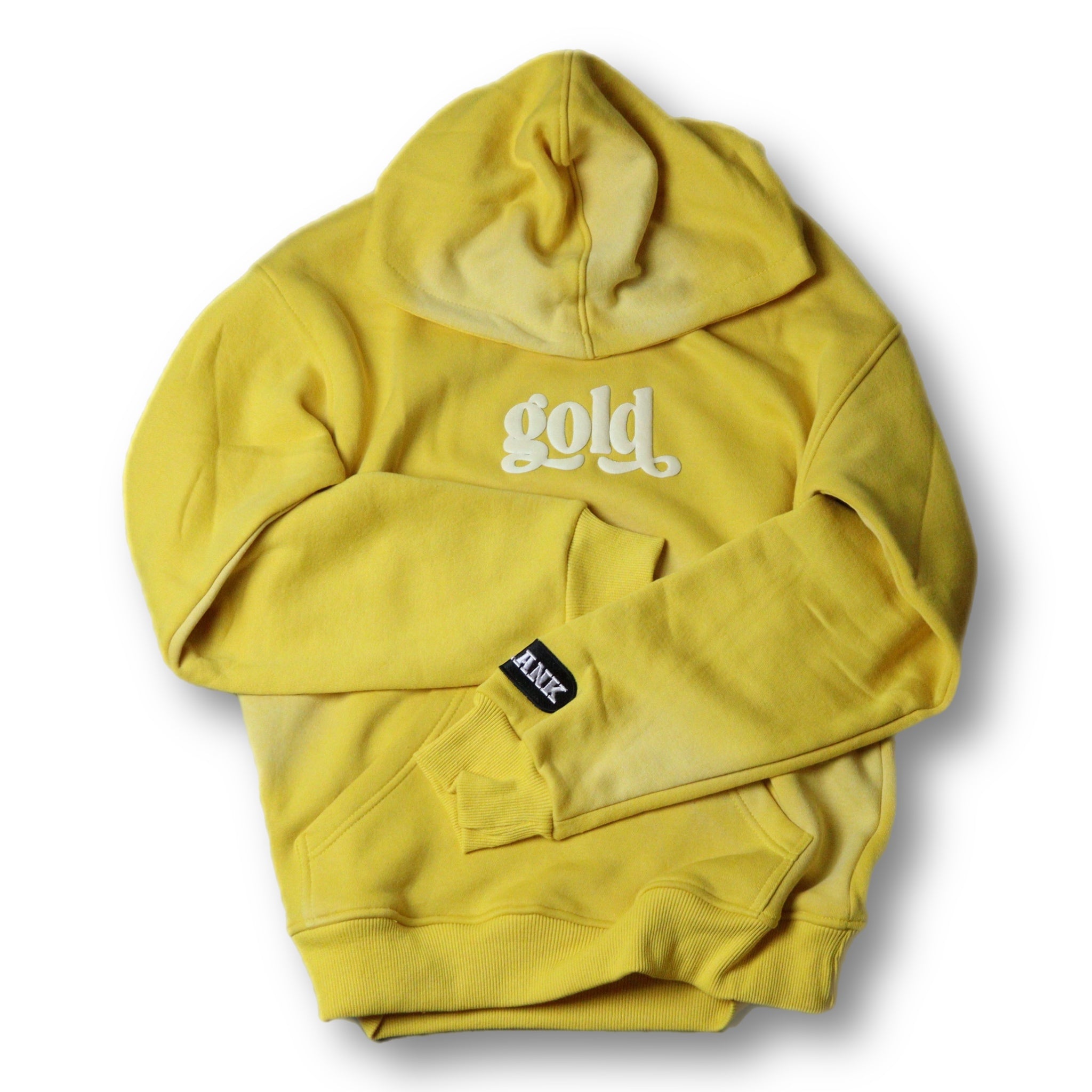 VINTAGE Wash Fleece Hoodie - Lemon