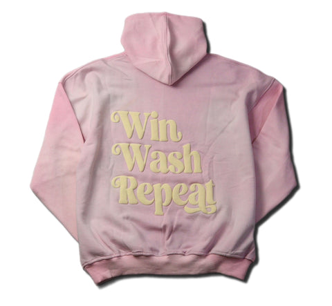 VINTAGE Wash Fleece Hoodie - Pink