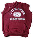 FLEX - Sleeveless Hoodie - Maroon