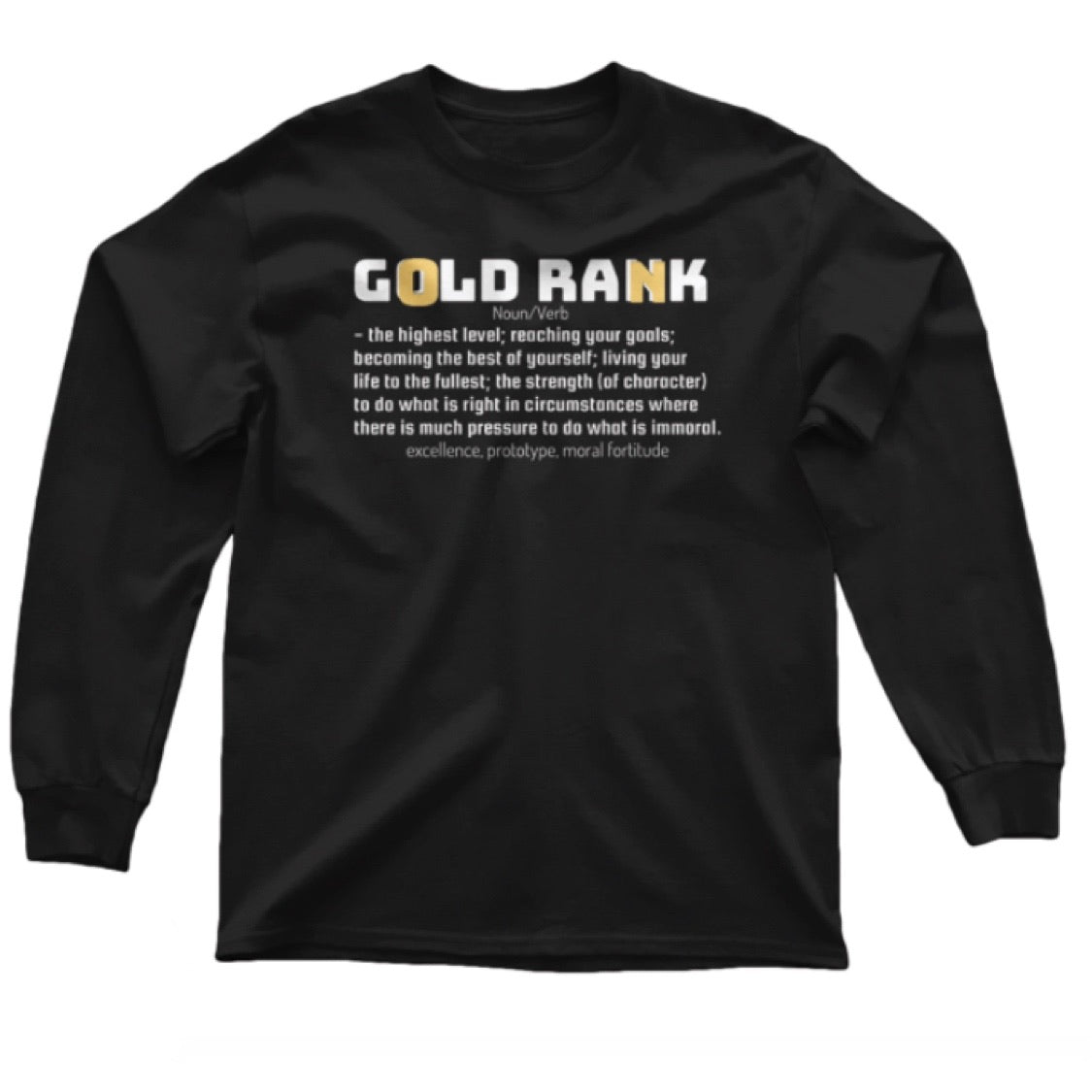 DEFINITION - BLACK Long-Sleeve Tee